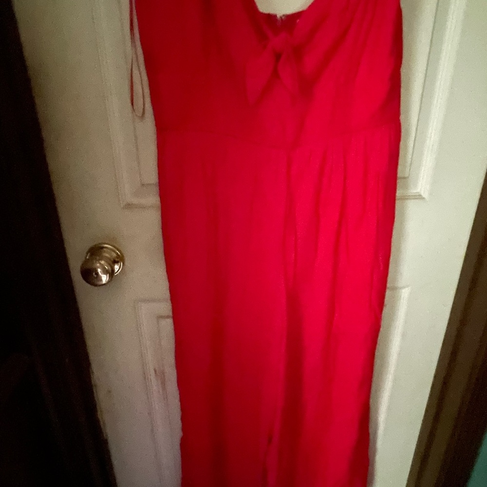 Fransceca Red Jumpsuit (XL).